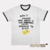 Matt Walsh's Home Adress Ringer T-Shirt