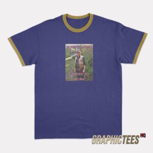 Will Graham Hannibal Born To Fish Forced To Work Ringer T-Shirt