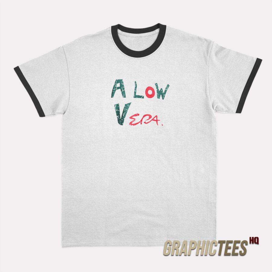 A Low Vera Julia Roberts Ringer T-Shirt A Low Vera Julia Roberts Ringer T-Shirt