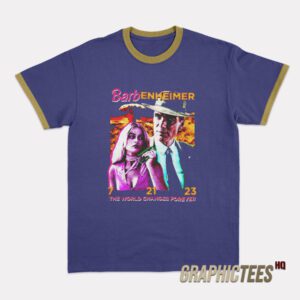 Barb Enheimer The World Changes Forever Ringer T-Shirt