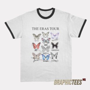 The Eras Tour Butterfly Vintage Ringer T-Shirt