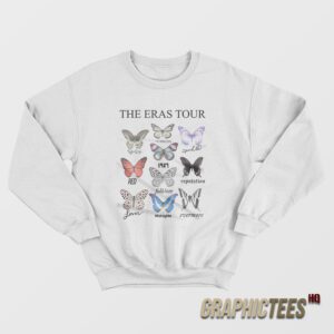 The Eras Tour Butterfly Vintage Sweatshirt