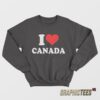 Elon Musk I Love Canada Sweatshirt