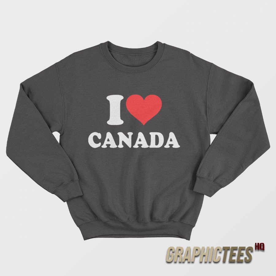 Elon Musk I Love Canada Sweatshirt Elon Musk I Love Canada Sweatshirt