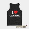 Elon Musk I Love Canada Tank Top
