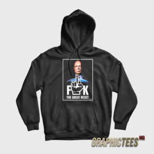 Klaus Schwab Fuck The Great Reset Hoodie