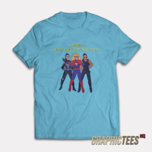 Ms Marvel Kamala Khan Ladies Let's Get Information T-Shirt