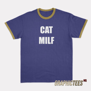Radvxz Wearing Cat Milf Ringer T-Shirt