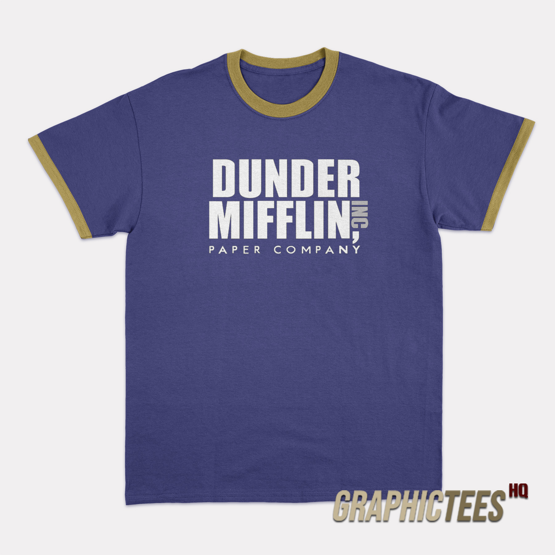 The Office Dunder Mifflin Ringer T-Shirt The Office Dunder Mifflin Ringer T-Shirt