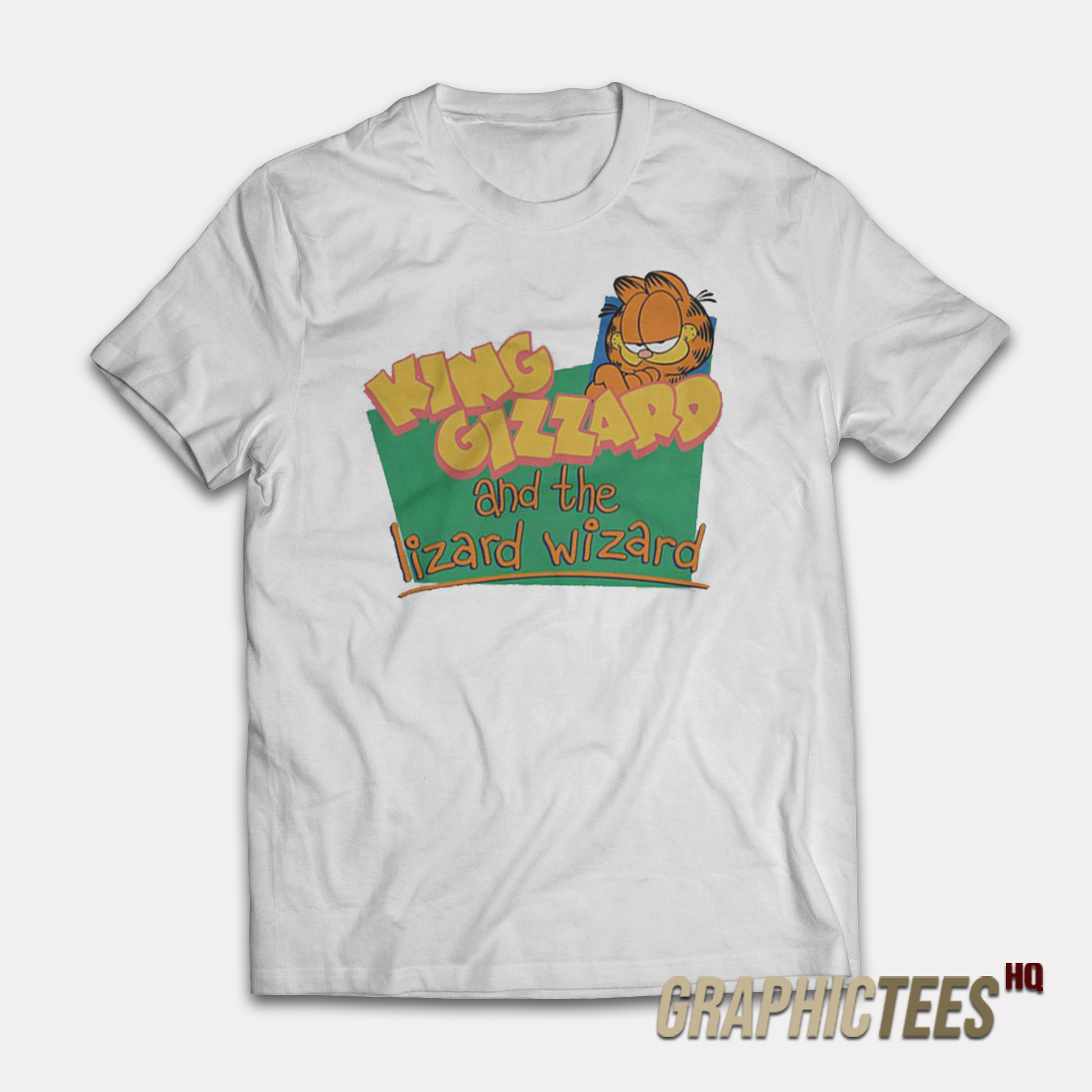 Garfield King Gizzard And The Lizard Wizard T-Shirt Garfield King Gizzard And The Lizard Wizard T-Shirt