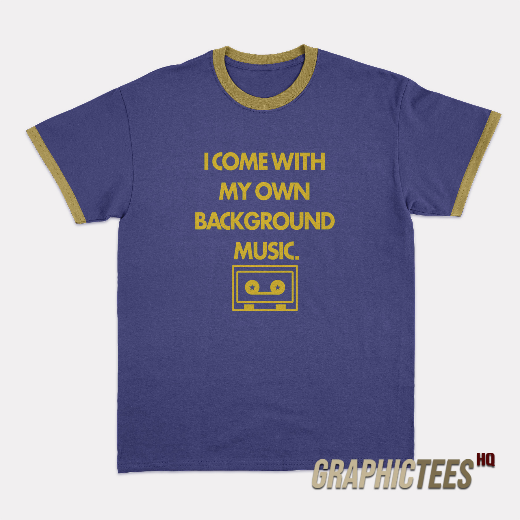Chad Danforth I Come With My Own Background Music Ringer T-Shirt Chad Danforth I Come With My Own Background Music Ringer T-Shirt