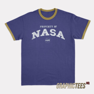 Property Of Nasa Ringer T-Shirt