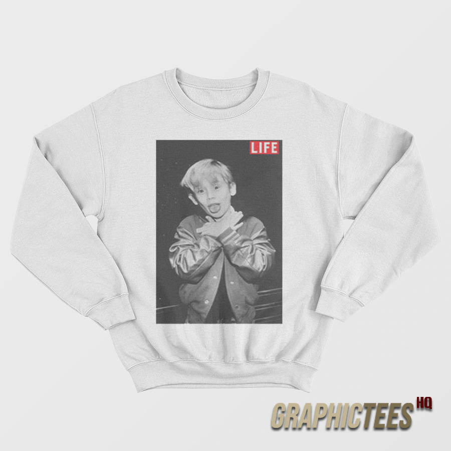 Ryan Gosling Wearing Macaulay Culkin Kids Sweatshirt Ryan Gosling Wearing Macaulay Culkin Kids Sweatshirt