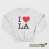 Taylor Swift I Love LA Sweatshirt