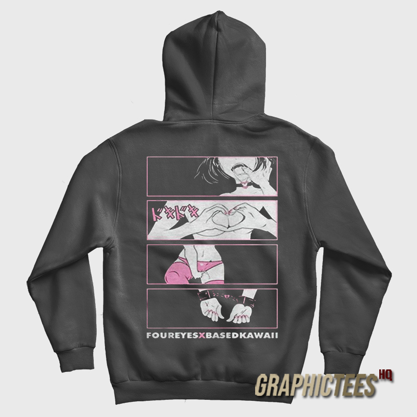 Foureyes X Based Kawaii Hoodie Foureyes X Based Kawaii Hoodie