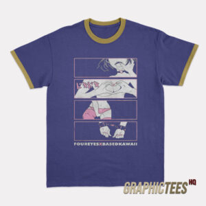 Foureyes X Based Kawaii Ringer T-Shirt