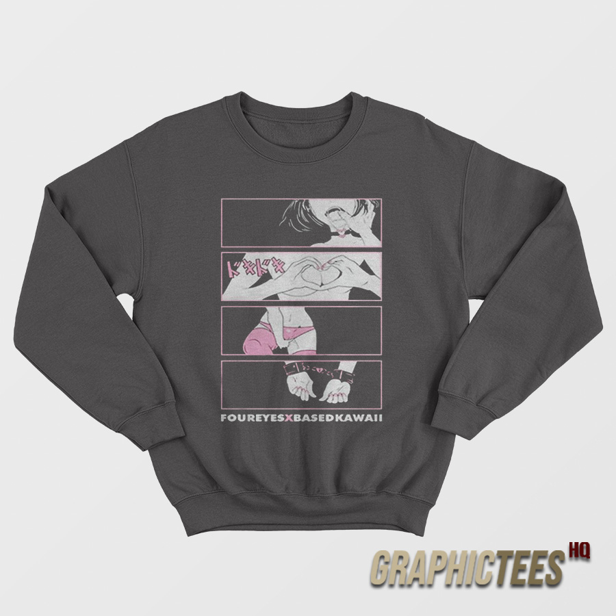 Foureyes X Based Kawaii Sweatshirt Foureyes X Based Kawaii Sweatshirt