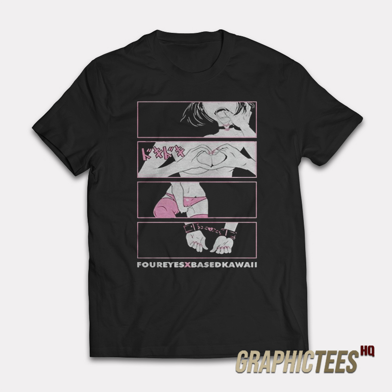 Foureyes X Based Kawaii T-Shirt Foureyes X Based Kawaii T-Shirt
