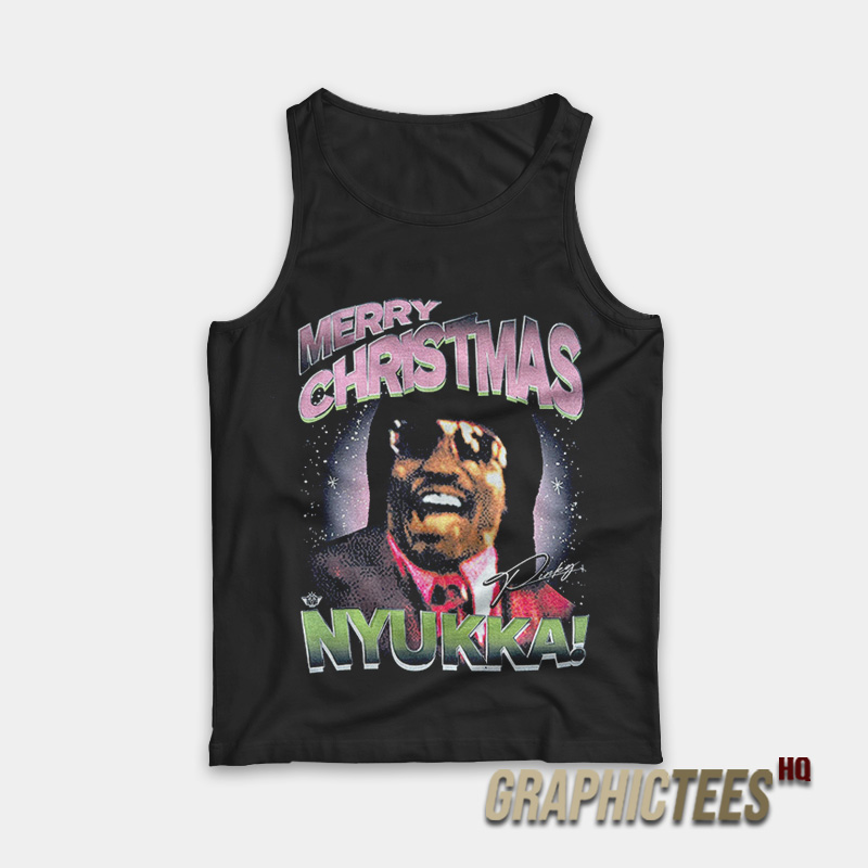 Merry Christmas Pinky Nyukka Tank Top Merry Christmas Pinky Nyukka Tank Top