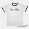 Rick and Morty Logo Ringer T-Shirt