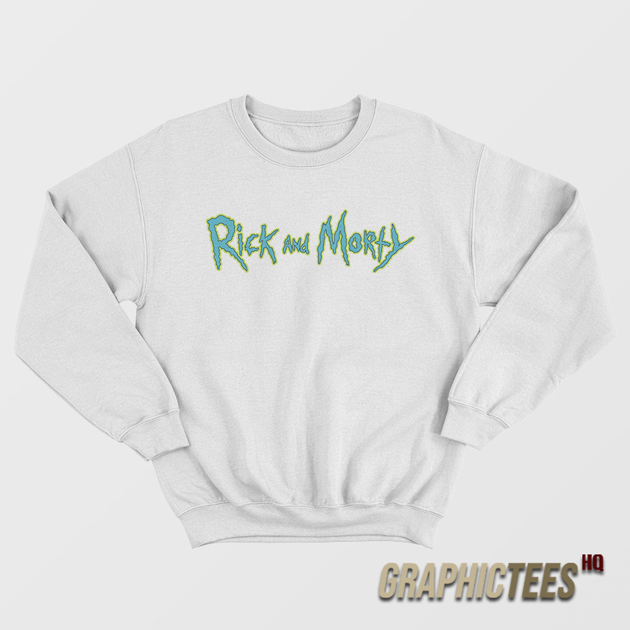 Rick and Morty Logo Sweatshirt Rick and Morty Logo Sweatshirt