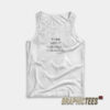 Think About Things Differently Tank Top