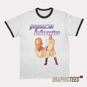 Mace Windu Star Wars Ringer T-Shirt