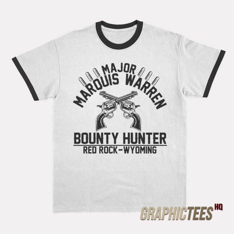 Major Marquis Warren Bounty Hunter Ringer T-Shirt Major Marquis Warren Bounty Hunter Ringer T-Shirt