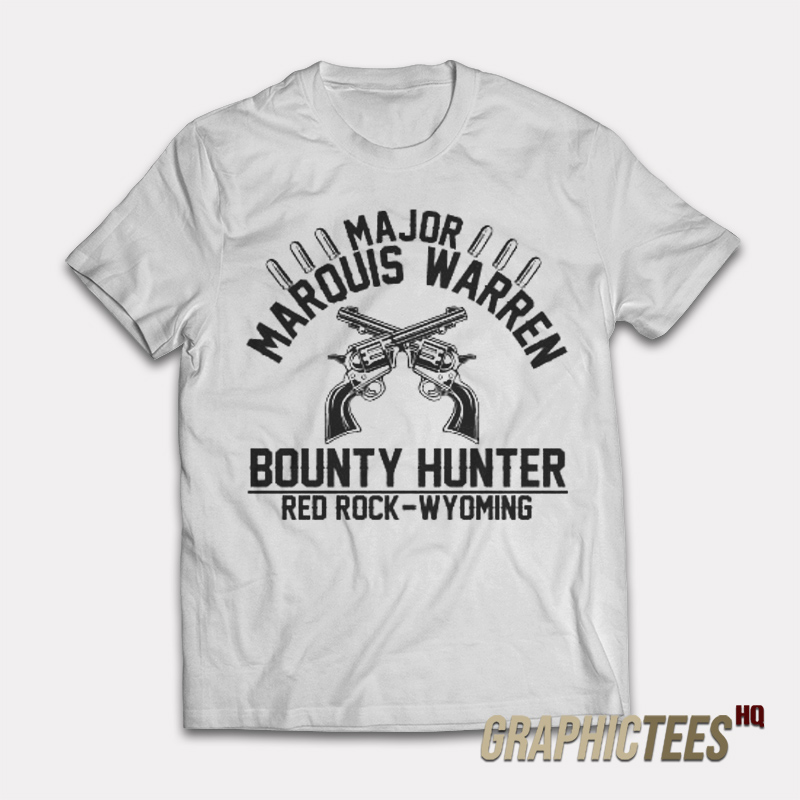 Major Marquis Warren Bounty Hunter T-Shirt Major Marquis Warren Bounty Hunter T-Shirt