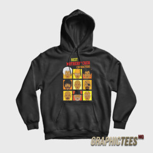 Samuel Jackson Best Motherfucker Characters Hoodie