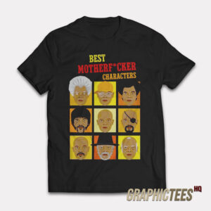 Samuel Jackson Best Motherfucker Characters T-Shirt
