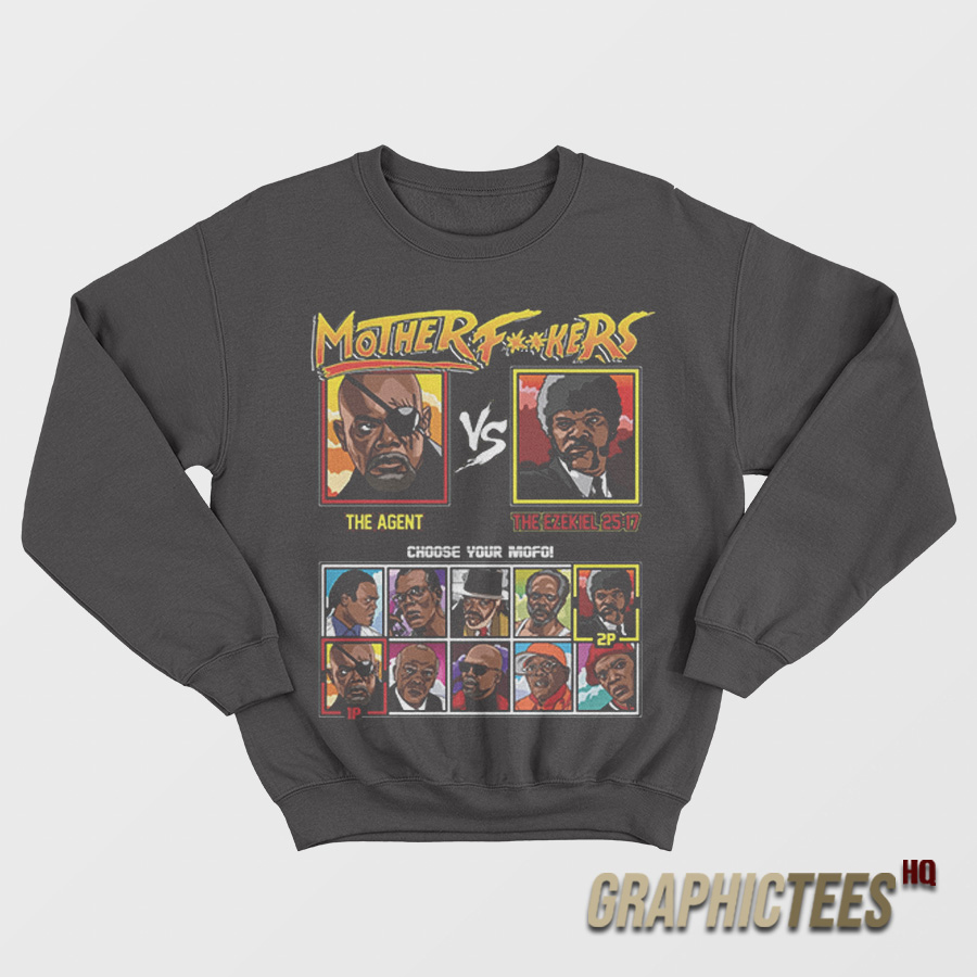 Samuel L Jackson Fighter Sweatshirt Samuel L Jackson Fighter Sweatshirt