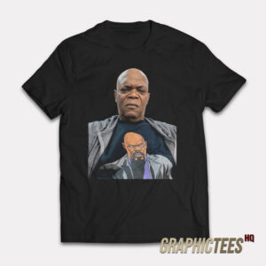 Samuel Jackson Wearing A T-Shirt Of Himself T-Shirt