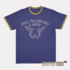 Paul McCartney Wings Logo Ringer T-Shirt