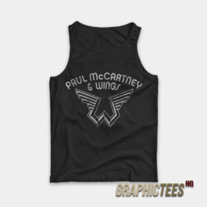 Paul McCartney Wings Logo Tank Top