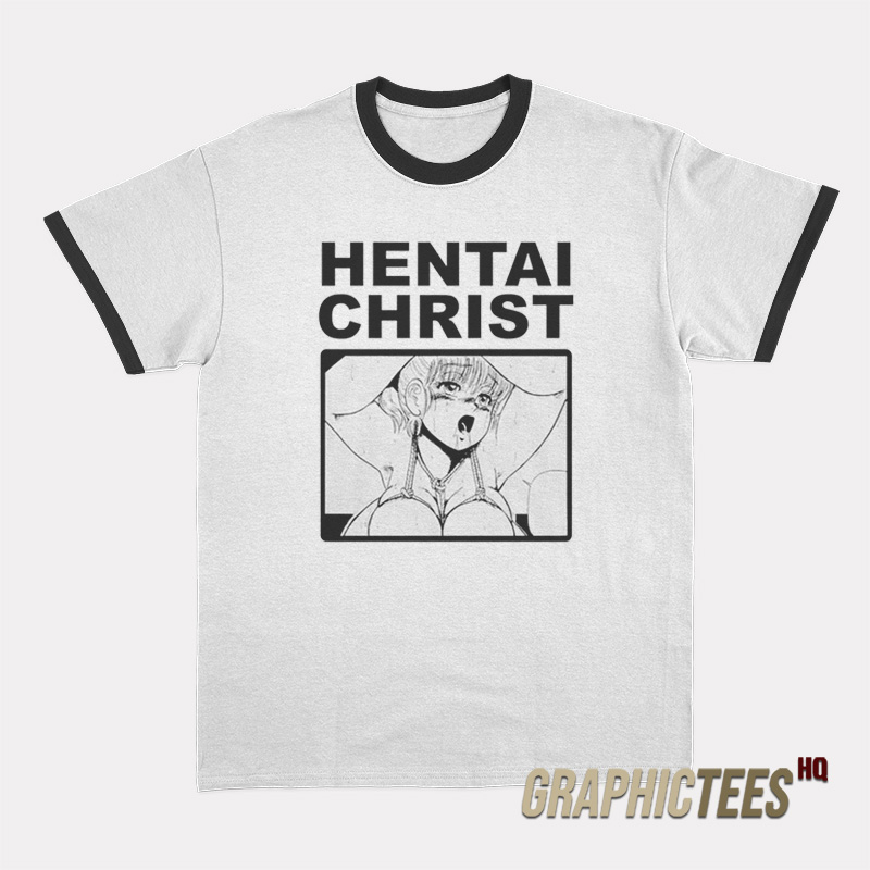 Anime Hentai Christ Ringer T-Shirt Anime Hentai Christ Ringer T-Shirt
