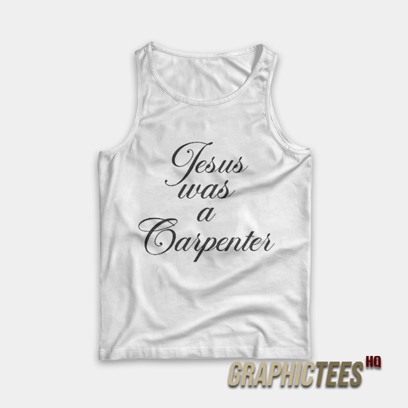 Sabrina Carpenter Jesus Was A Carpenter Tank Top Sabrina Carpenter Jesus Was A Carpenter Tank Top