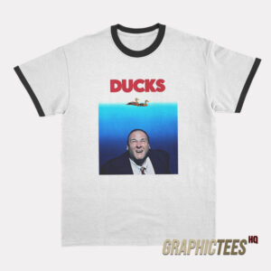 Tony Soprano Ducks Shirt Cinesthetic Ringer T-Shirt