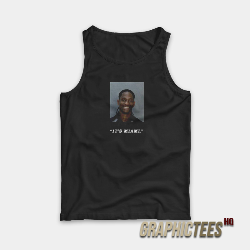Travis Scott Mugshot It’s Miami Tank Top Travis Scott Mugshot It’s Miami Tank Top