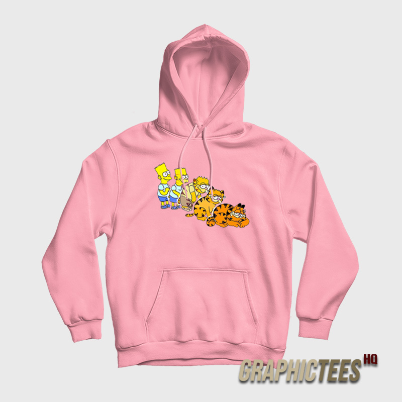 Bart Simpson to Garfield Animorph Hoodie Bart Simpson to Garfield Animorph Hoodie