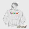 Coexist Marvel Logos Hoodie