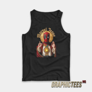 Deadpool Marvel Jesus Tank Top