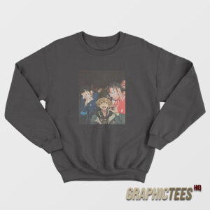 Drake Travis Scott Zenitsu Agatsuma Demon Slayer Sweatshirt