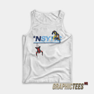 NSYNC Deadpool Wolverine Tank Top