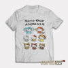 Pamela Anderson Save Our Animals Hello Kitty T-Shirt