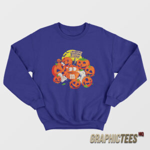 M and M Halloween Pumpkin Carving Contest Sweatshirt