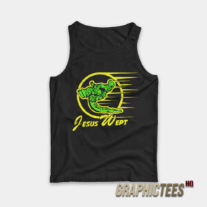 Seaguns Godzilla Jesus Wept Tank Top