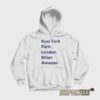 Heidi Klum New York Paris London Milan Amazon Hoodie