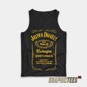 Jayden Daniels No 5 Washington Quarterback Tank Top