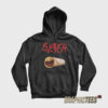 5 Layer Burrito Slayer Parody Logo Hoodie